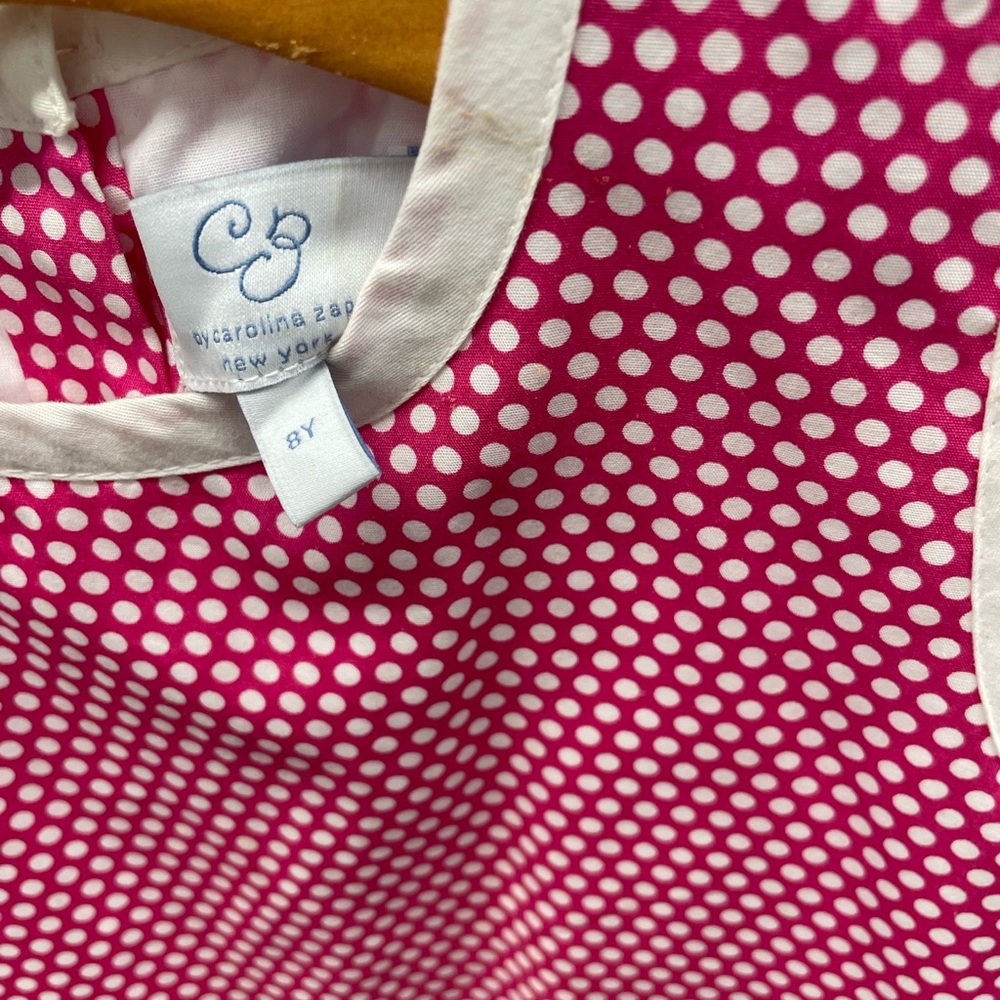Baby CZ Pink Polka Dot Dress